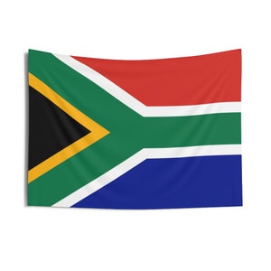 South Africa Flag - Wall Tapestry, Indoor Outdoor Flag, Banner, Nelson Mandela, Johannesburg