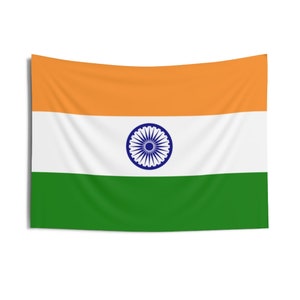 風着 Ｃｏｌｏｒｓ　ｏｆ　Ｉｎｄｉａ India (indian) Flag | 3x5 Feet | Printed 150D – Indoor