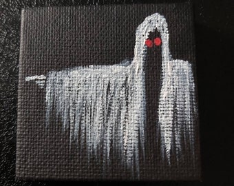 Inquietante halloween figura minatura pittura