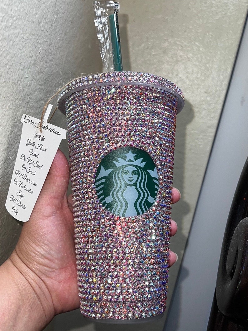 Rhinestone Starbucks Cup Etsy