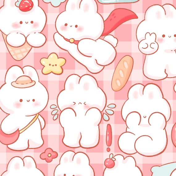 Kawaii Anime Chibi - Strawberry lover Sticker