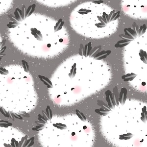 3 Kawaii Seehasen Clipart Set / Kommerzielle Nutzung / PNG