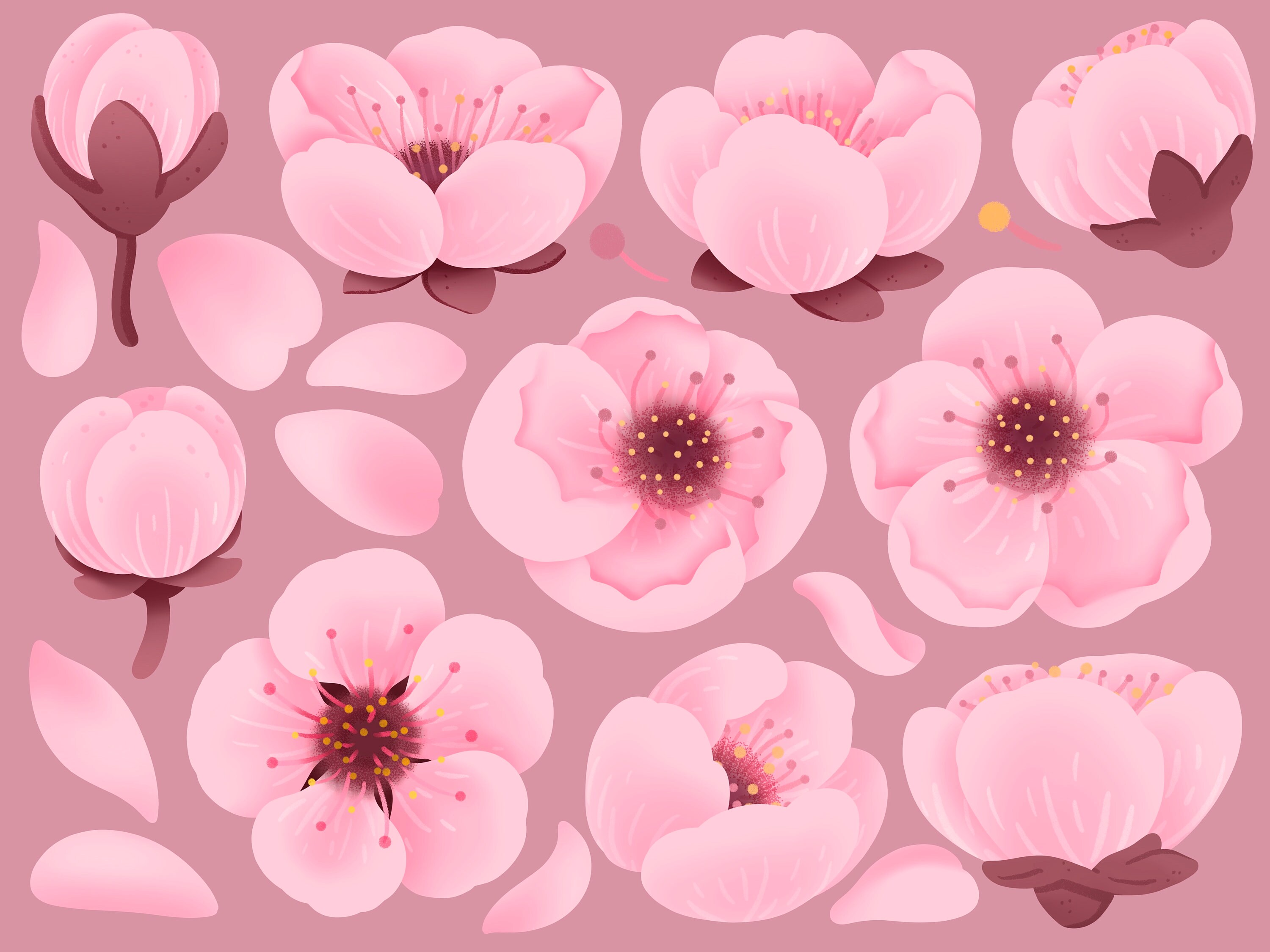 Pink Realtree Printable Paper Free, free printable cherries and cherry  blossoms sc…