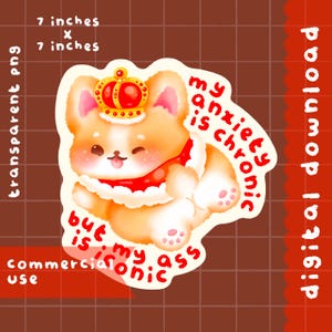 süsses niedliches Kawaii Corgis Clipart / kommerzielle Nutzung / PNG