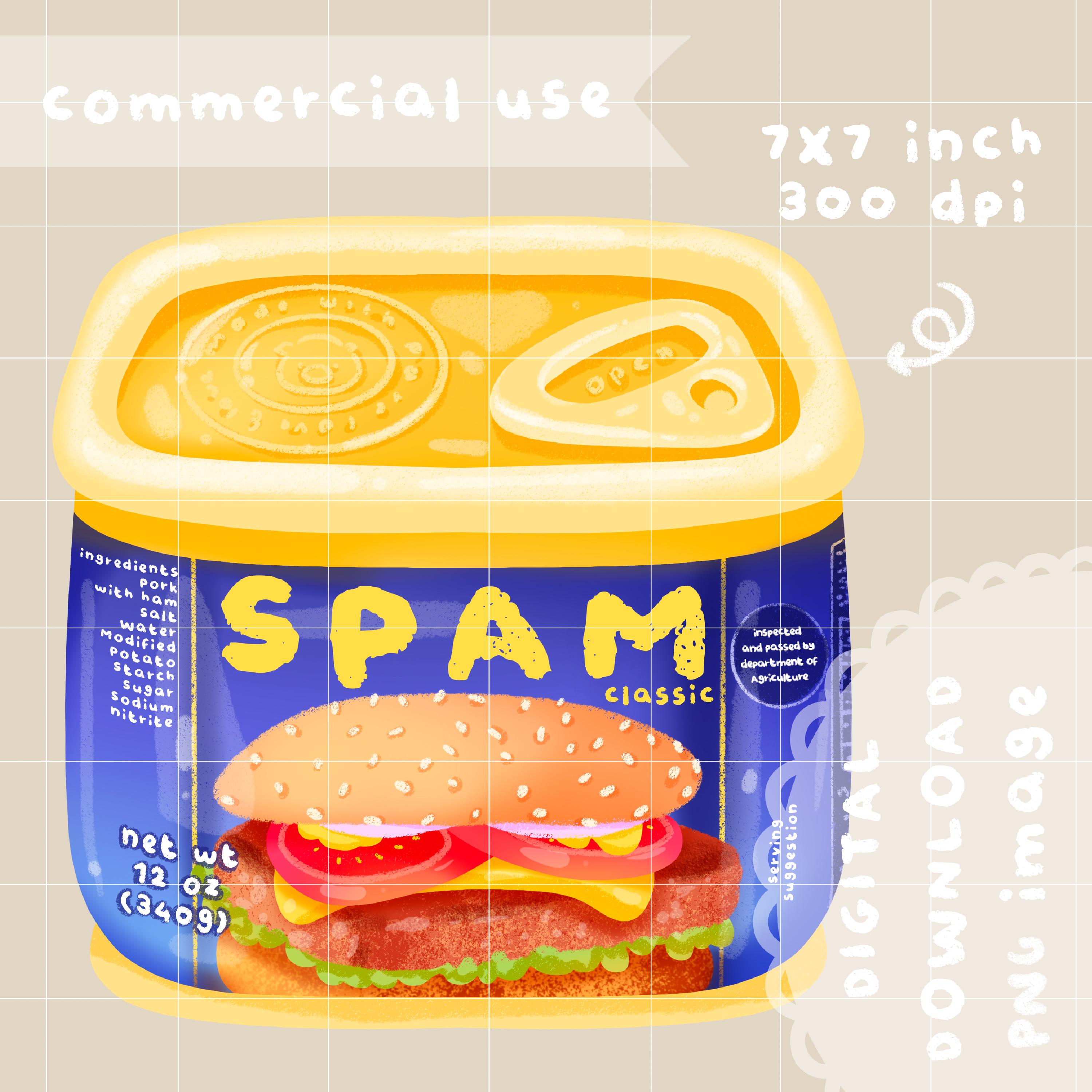 SPAM レトロ缶ヒンジボックス 【公式通販】