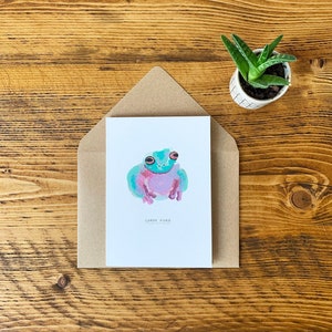 Lorge Forg Cartão Comemorativo | Cartão de cumprimentos A6 | Envelope 100% Reciclado | Aquarela pintada à mão | Cartão de qualidade premium | por Hue Tone Ilustrador