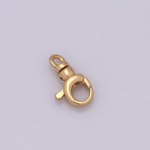 Lobster Clasp, 18K Gold Filled Spring Clasp, DIY Jewelry Making Findings，12.7x7.5x3.2mm