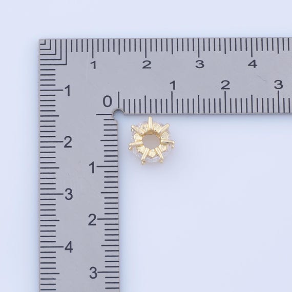 BEEFLYING Set Di Perline In Ottone Con Micro Zirconi Cubici - 6 Pezzi Misti + 350 Perline Distanziali - Per Creazione Gioielli Fai Da Te