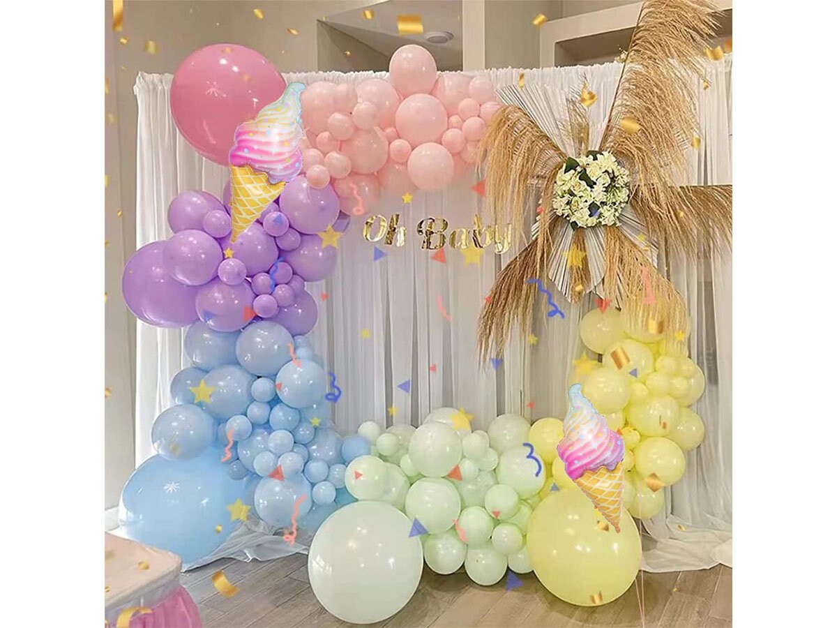 Pastel Balloons Garland Arch Kit 143pcs Macaron Rainbow - Etsy