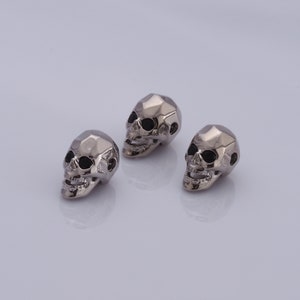 Skull Spacer Beads for Bracelet and Necklace Spacer Beads, DIY Jewelry Making Findings,12.5x7.5mm