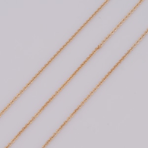Gold Cable Chain, 18K Gold Filled Semi Finished Chain, Specialty Chains, DIY Jewelry Making Supplies,0.2x1mm