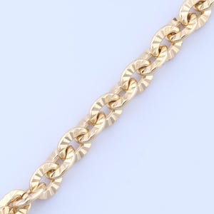 Gold Cable Chain, 18K Gold Filled Semi Finished Chain, Specialty Chains, DIY Jewelry Making Supplies,10.8x8.7x1.6mm