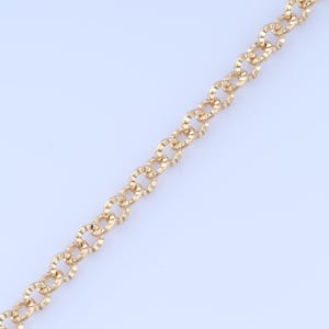Gold Rolo Chain, 18K Gold Filled Semi Finished Chain, Specialty Chains, DIY Jewelry Making Supplies,4.3x0.6mm