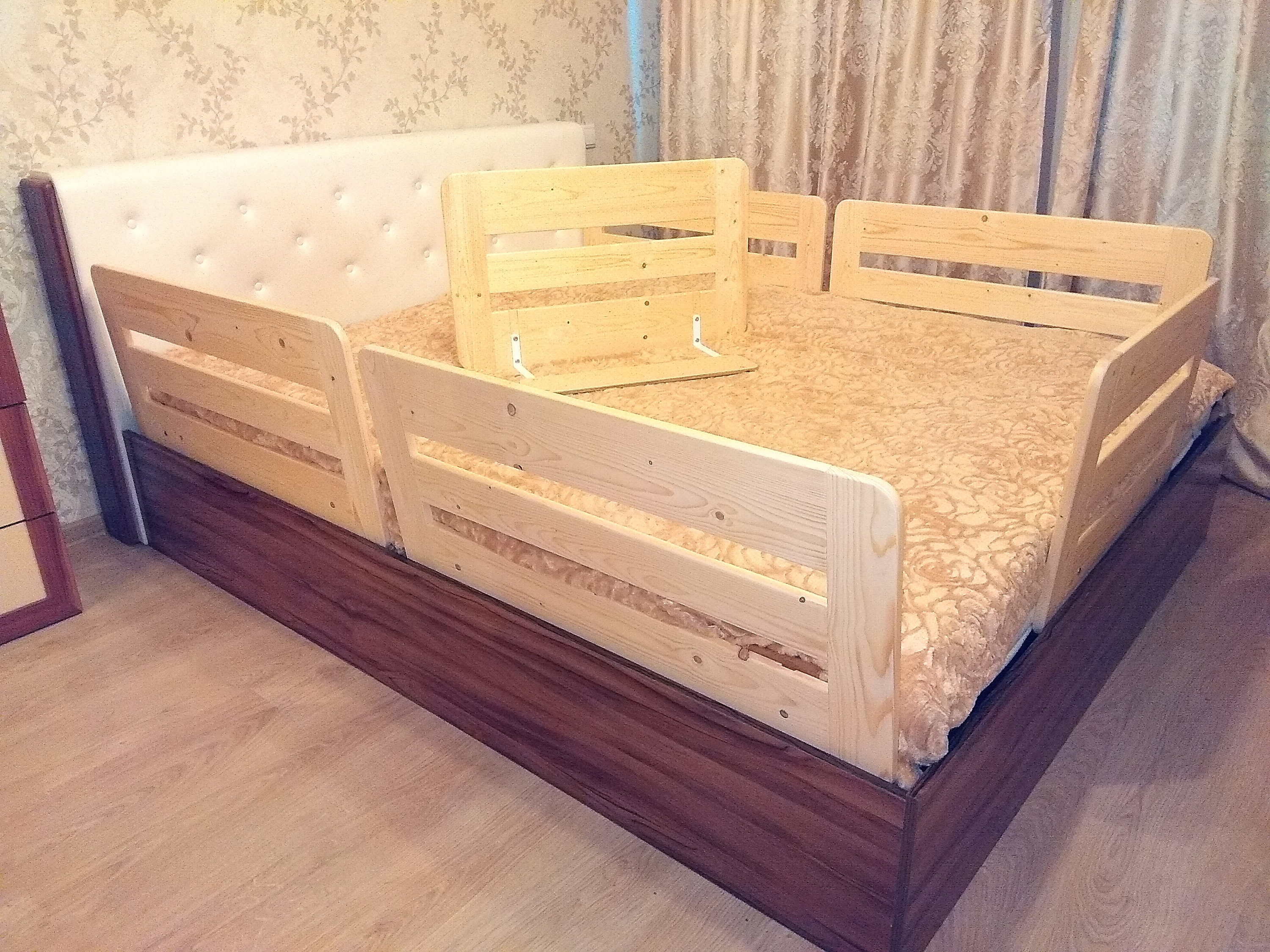 Finished Wooden Bunk Bed Railing Bed rail Bed Etsy