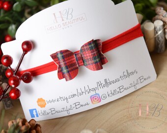 baby tartan headband