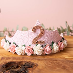 Mädchen Geburtstag Tiara, Prinzessin Tiara, rosa Geburtstag Tiara, Mädchen Geburtstagskrone, Geburtstagszubehör