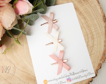 Baby hair clips, fringe clips, hair clips, tiny hair clips, clips for babies, mini hair clips, flower hair clips, baby hair clips