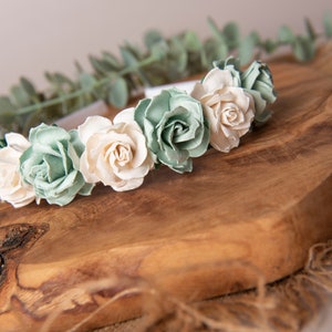 Girls flower headband, girls Alice headband  flower headband, summer headband, floral headband, flower girl headband, girls headbands