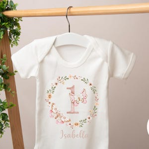 Girls first birthday vest, first birthday outfit, cake smash outfit, my 1st birthday vest, one today, personalised vest,