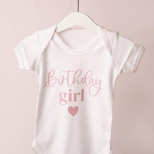 Girls first birthday vest, first birthday outfit, cake smash outfit, my 1st birthday vest, one today, personalised vest, birthday girl