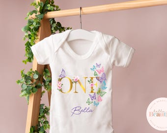 Girls first birthday vest, first birthday outfit, cake smash outfit, my 1st birthday vest, one today, personalised vest,