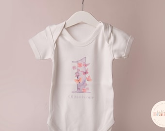 Girls first birthday vest, first birthday outfit, cake smash outfit, my 1st birthday vest, one today, personalised vest, birthday girl