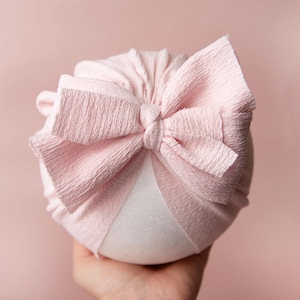 Baby turban, baby hat, baby accessory, baby shower gift, baby bow turban, summer turban, baby pink Turban, baby summer hat