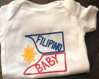 Gutom Filipino Baby BibBodysuit Set