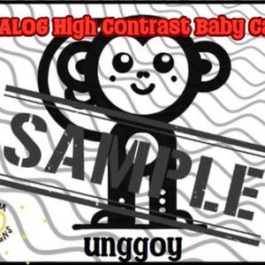 High Contrast Tagalog Cards for Baby - digital PDF