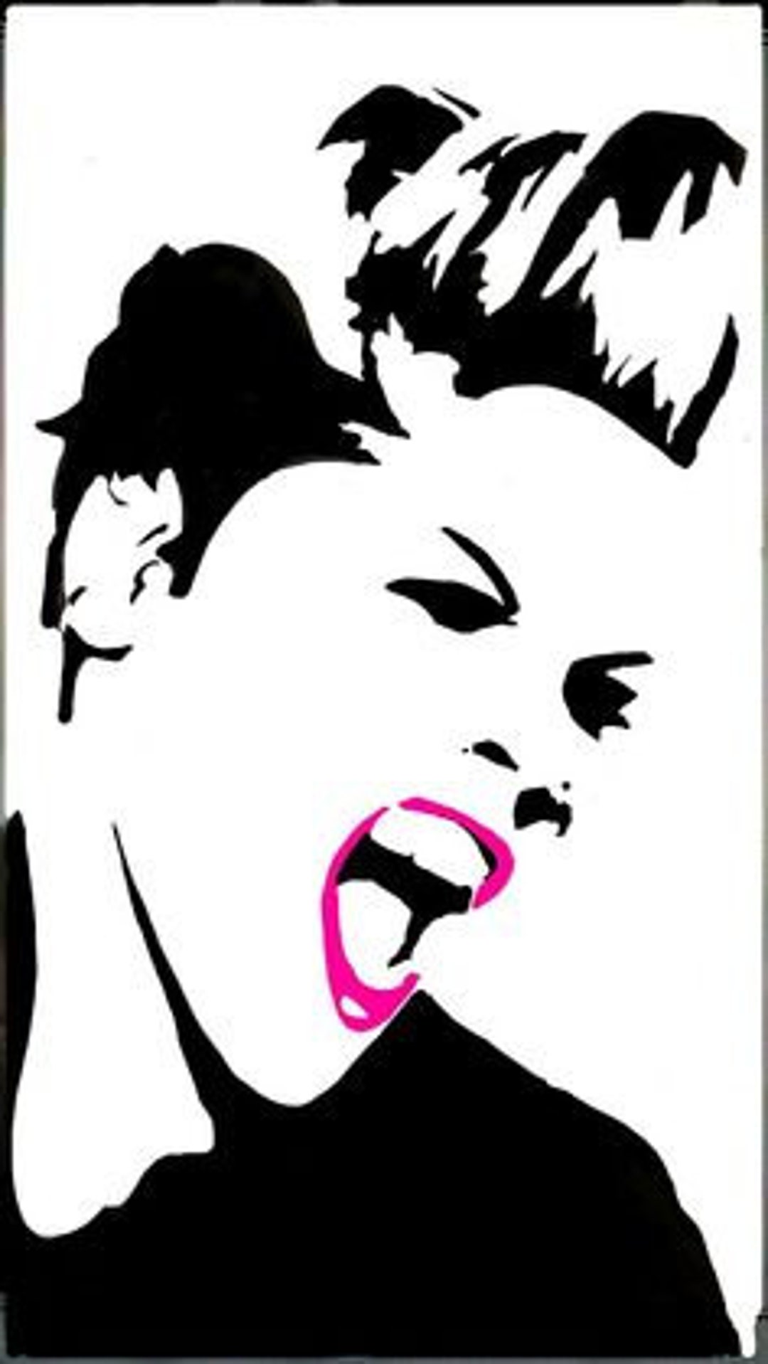 Pink SVG I Singer I Music SVG - Etsy