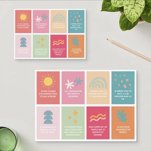 104 Cartes d'Affirmations Positives – Confiance et Estime de Soi |Développement Personnel | PDF à Imprimer pour Motivation & Visualisation