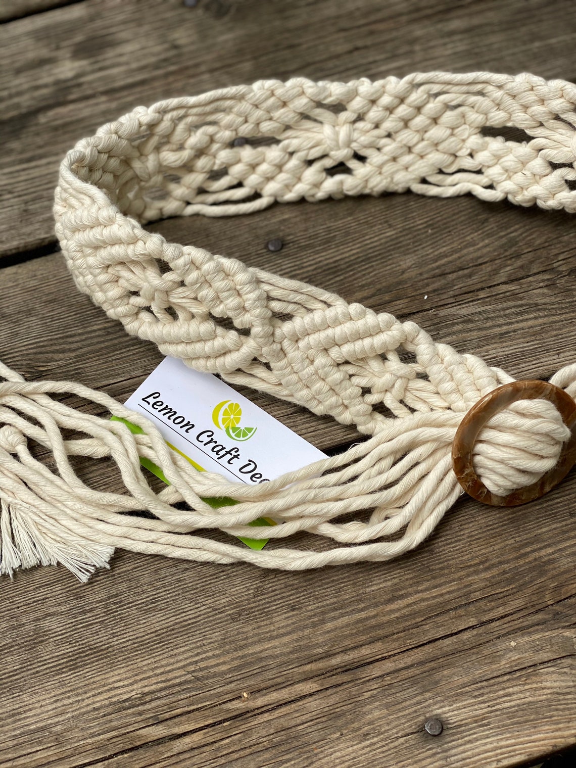 Belt / Boho Macrame Belt/handmade Belt/macrame Belt Etsy