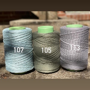 Macrame Rope 3mm ,  Natural Cotton Colored String, 1000 ft Natural Macrame Cord, Premium Cotton Cord, DIY Macrame, 3mm Single Strand Cord