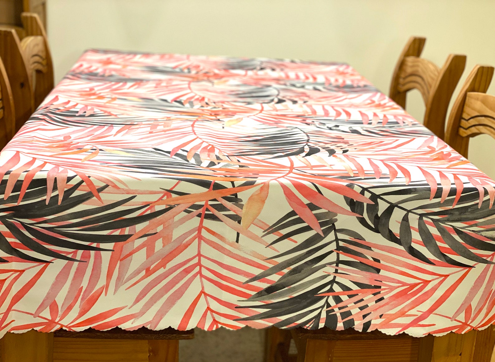 Stain Resistant Microfiber Fabric Rectangle Tablecloth. Etsy