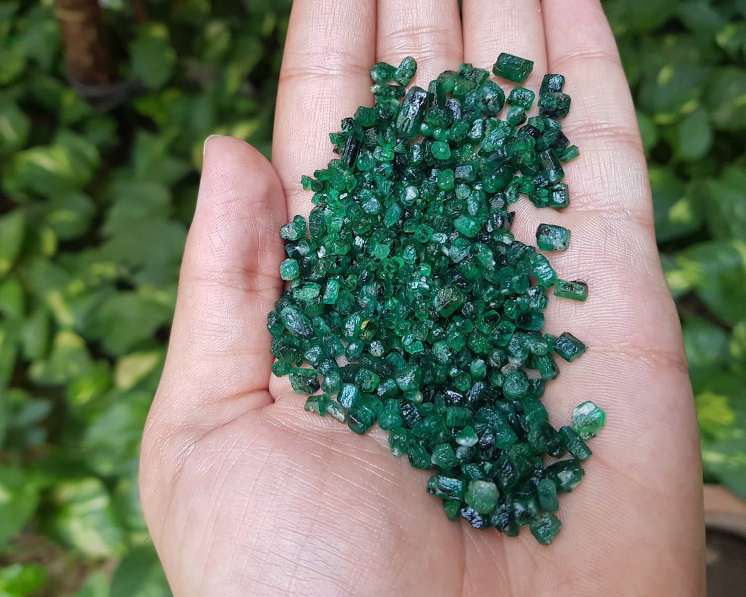 ☆新品未使用NUTS OUTDOOR BRIESTA Emerald Natural Zambian Emerald Faceted Beads 6-8mm Emerald Rondelle