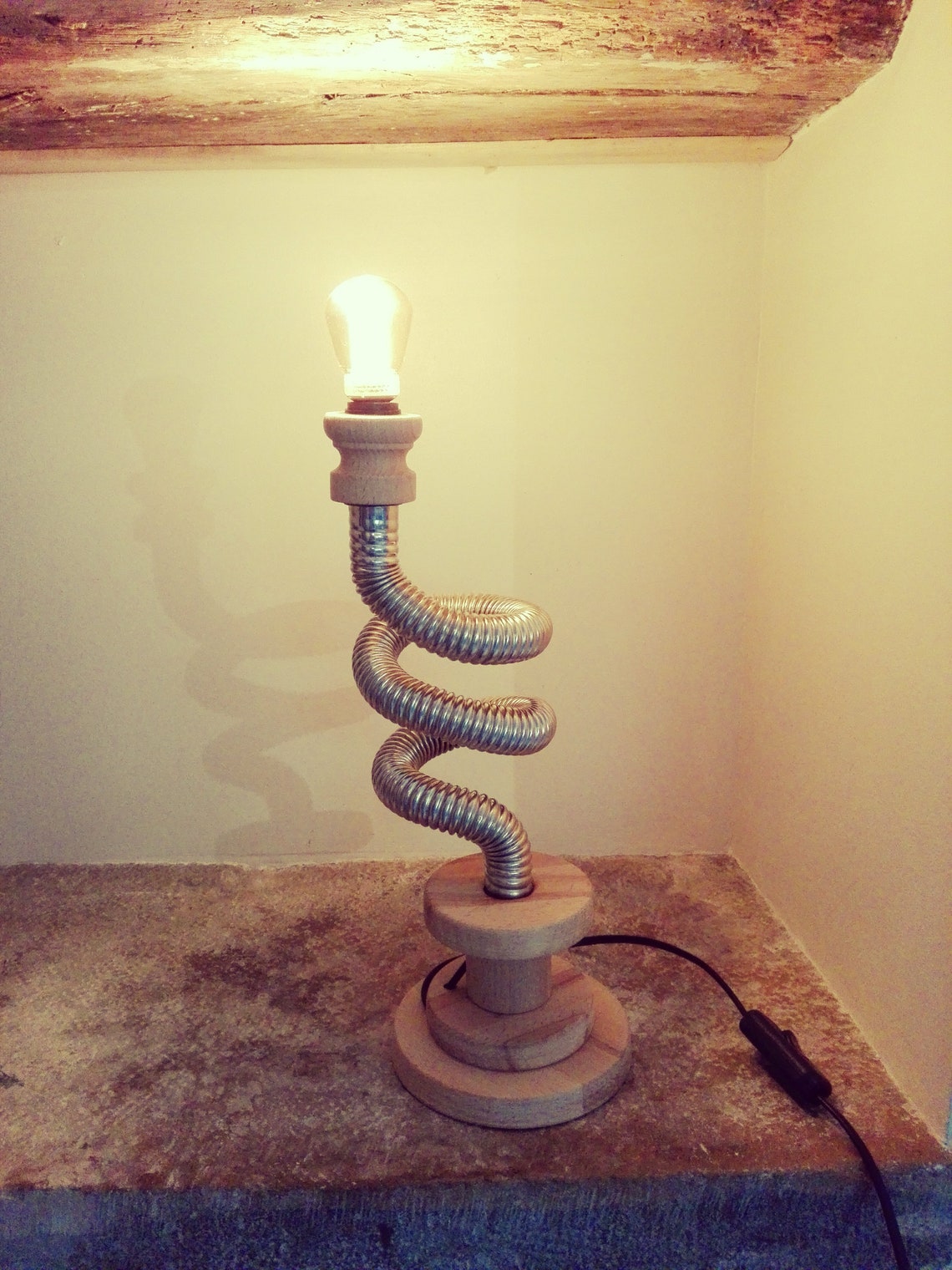 Silver snake lamp decorative lamp unique original Etsy