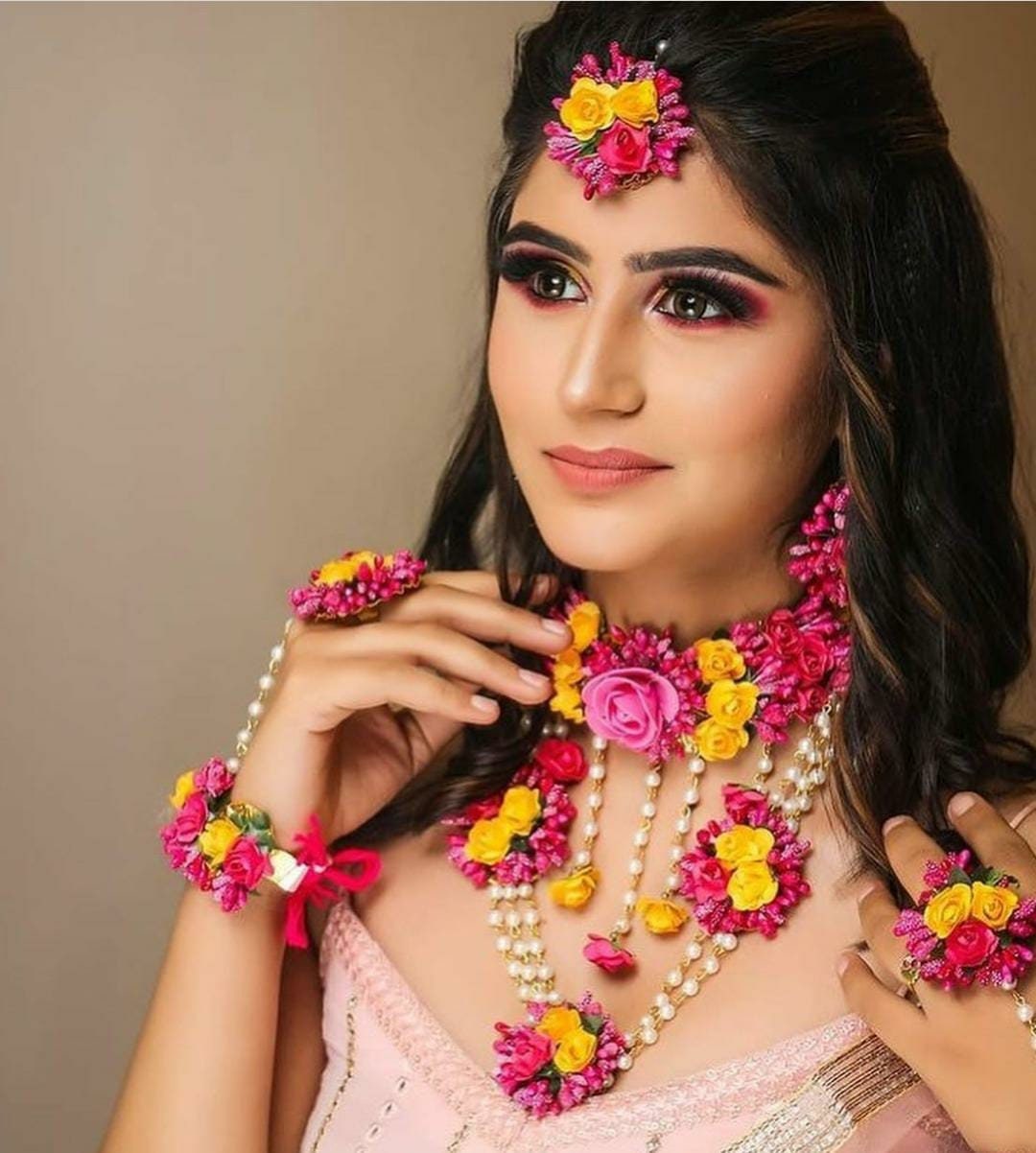 Flower Jewelry for Mehndi Etsy Australia