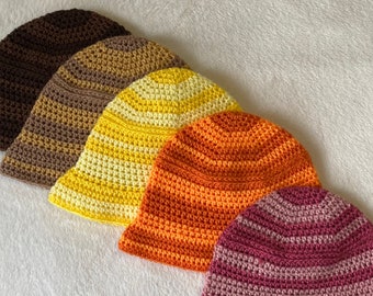 TONAL BUCKET HATS //Available in 6 colours