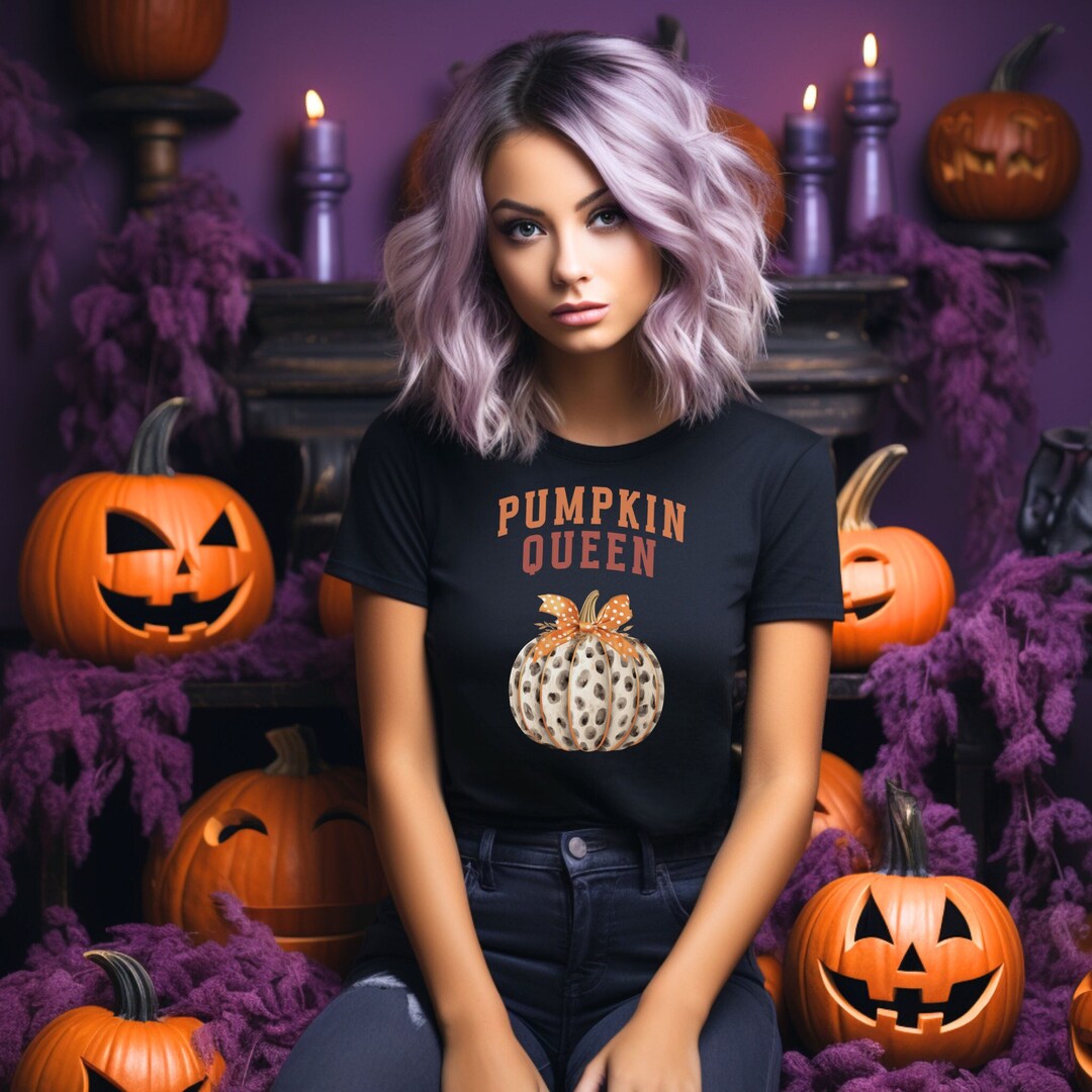 Queen Shirt Pumpkin Queen Cute Pumpkin Shirt Fall T-shirt - Etsy
