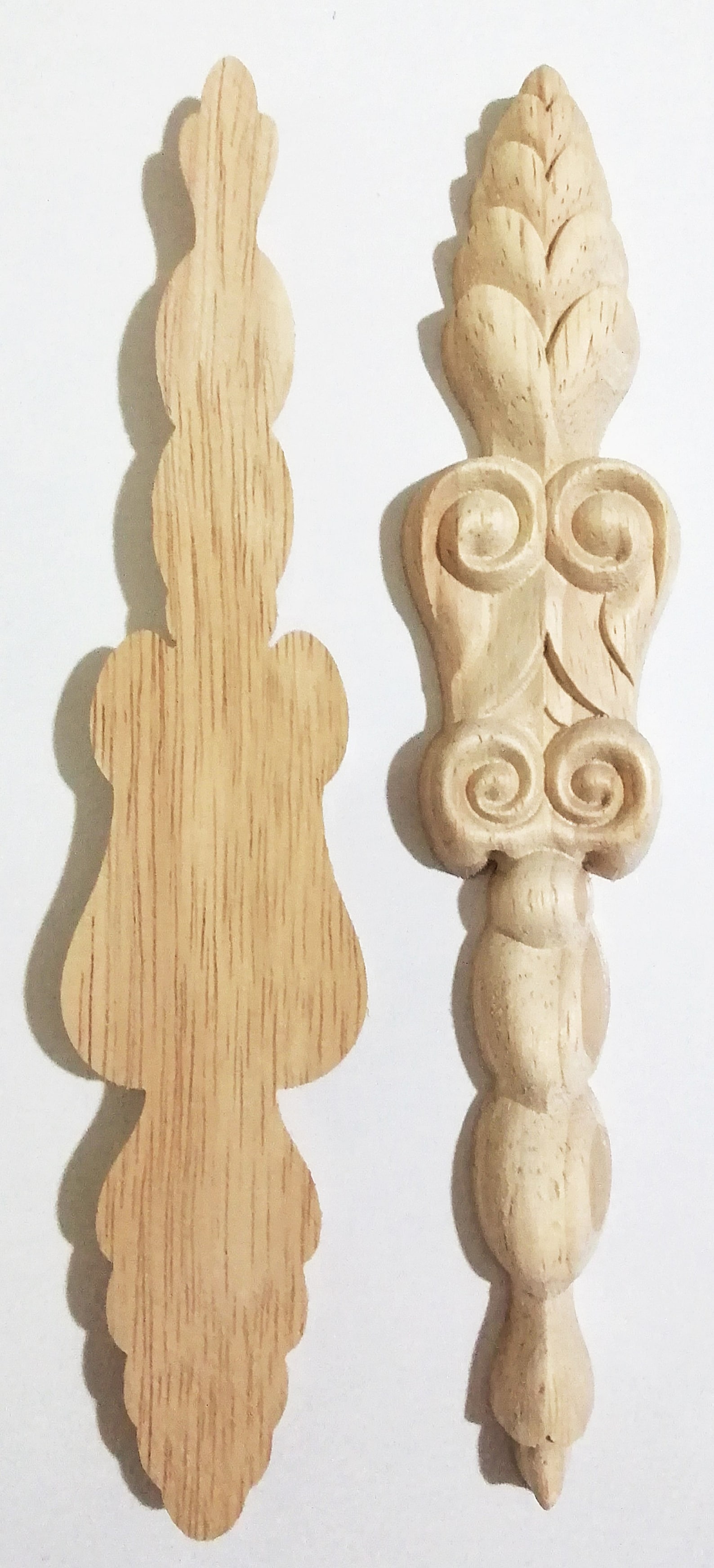 2 Piece Shabby Chic Wood Embellishments Ornate Furniture Etsy