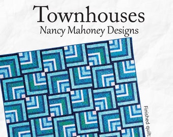 Townhouses quilt pattern (paper copy)