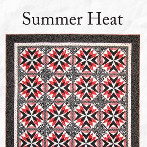 Summer Heat quilt pattern PDF digital download image 1