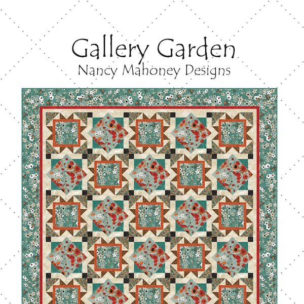 Garden Quilt Pattern Etsy