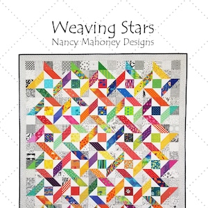 Weaving Stars quilt pattern (paper copy)