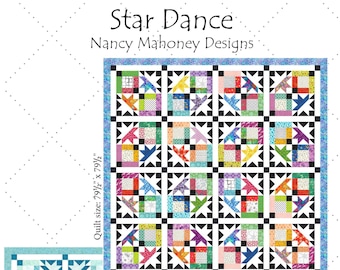 Star Dance quilt pattern (PDF digital pattern)