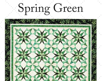 Spring Green quilt pattern (PDF digital download)