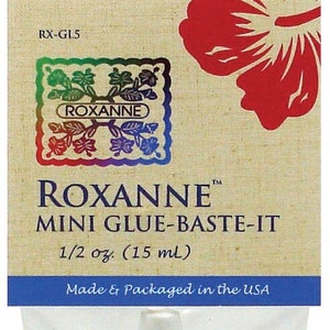 Roxanne Mini Glue-Baste It, 1/2 oz (1.5 ml), Applique basting glue