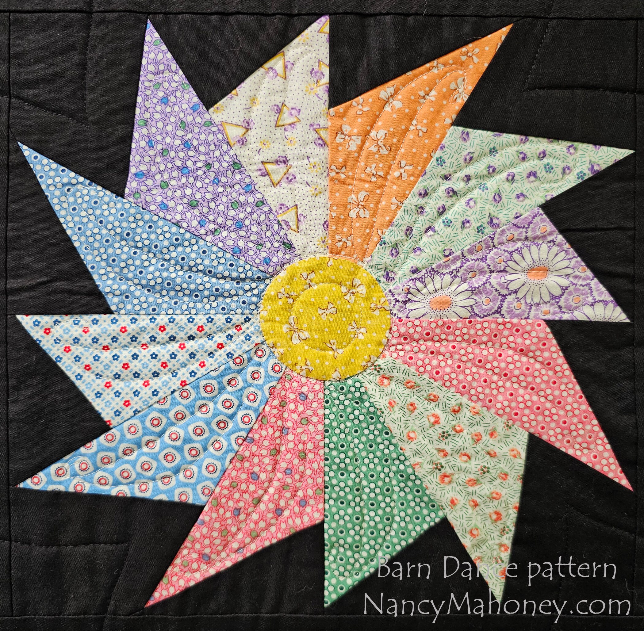 Barn Dance Quilt Pattern (PDF Digital Download), Foundation Pieced ...