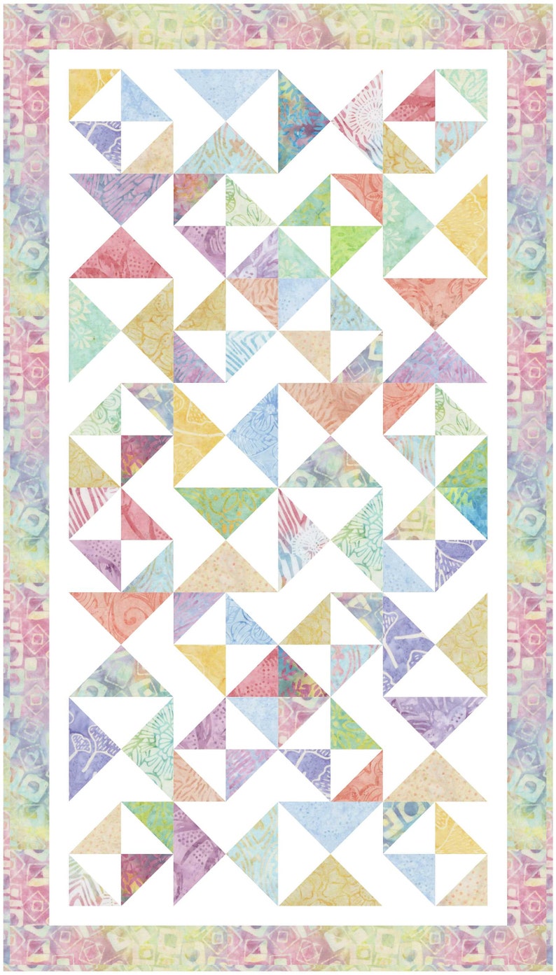 Cotton Candy Quilt Pattern (paper Copy) - Etsy