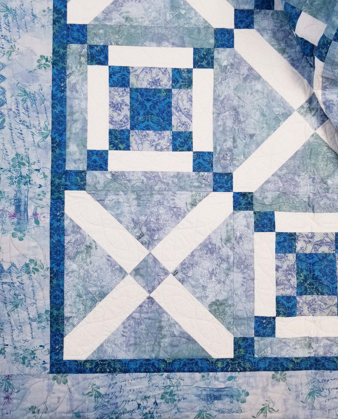 Glacial Paths Quilt Pattern paper Copy Etsy